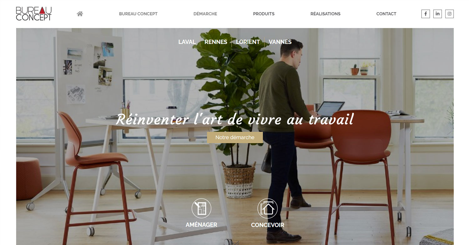 Bureau Concept Amenagement De Bureau A Rennes Laval Et Lorient